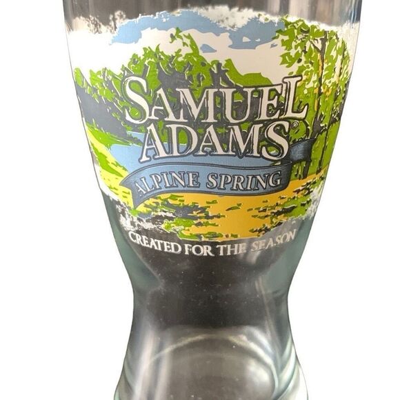 Pre Owned Samuel Sam Adams Alpine Spring Beer Glass Special Seasonal Beverage - Picture 4 of 13